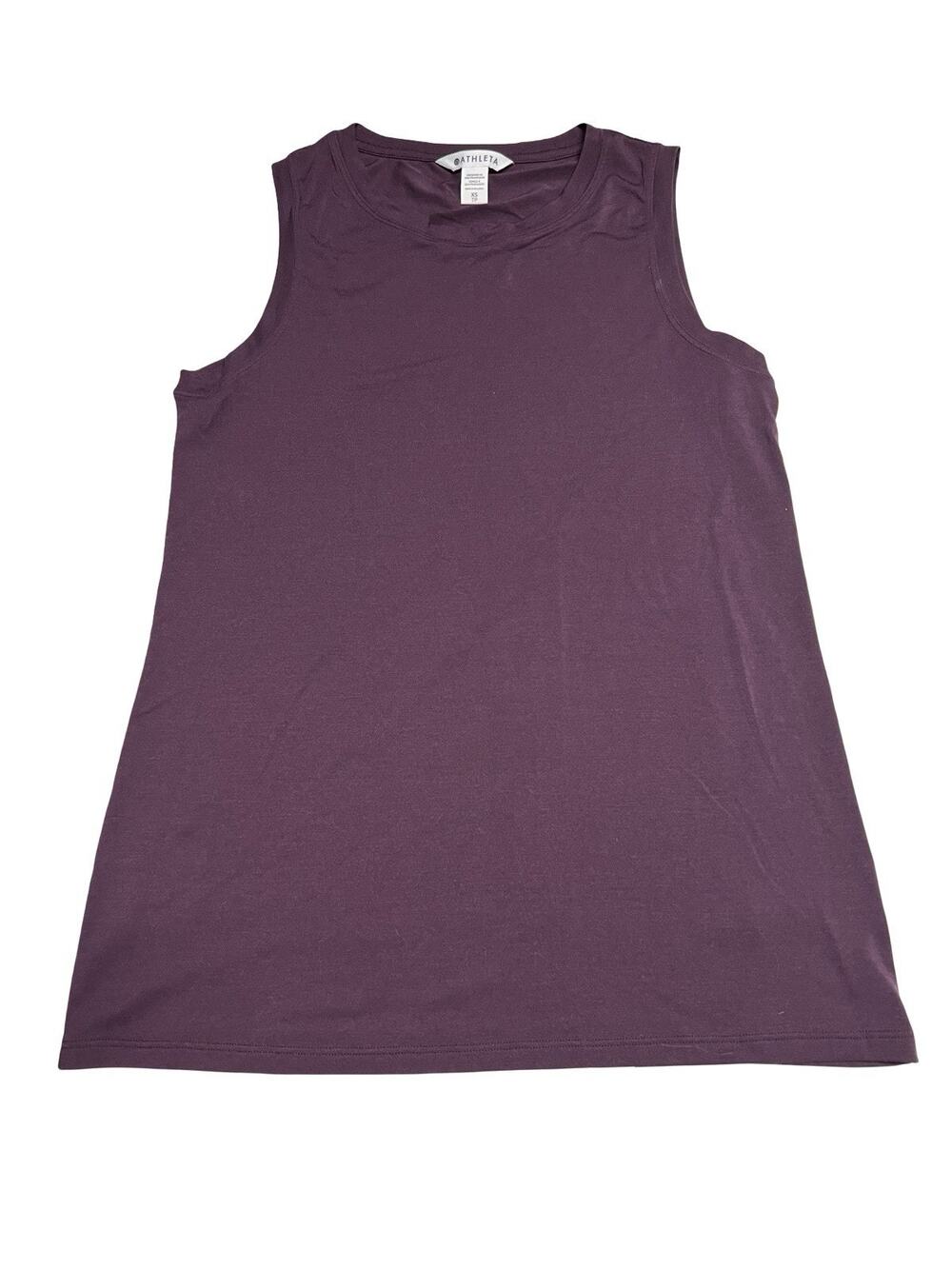 Athleta Vital Tank 2.0 Womens Eggplant XS Activewear Yoga Top